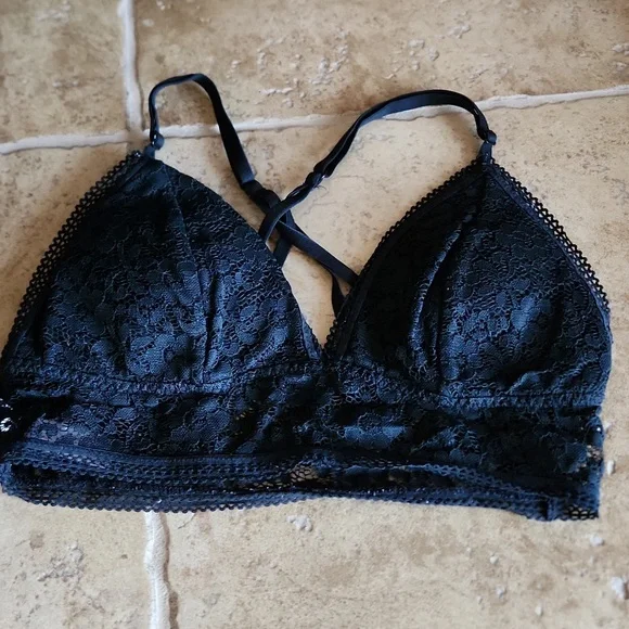 Xhilaration black lace bralette wimans size small - Picture 1 of 6